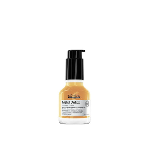 L'Oreal Professionnel Paris Metal Detox Concentrated Oil Serum for Hair Breakage & Colored Hair - 50ml