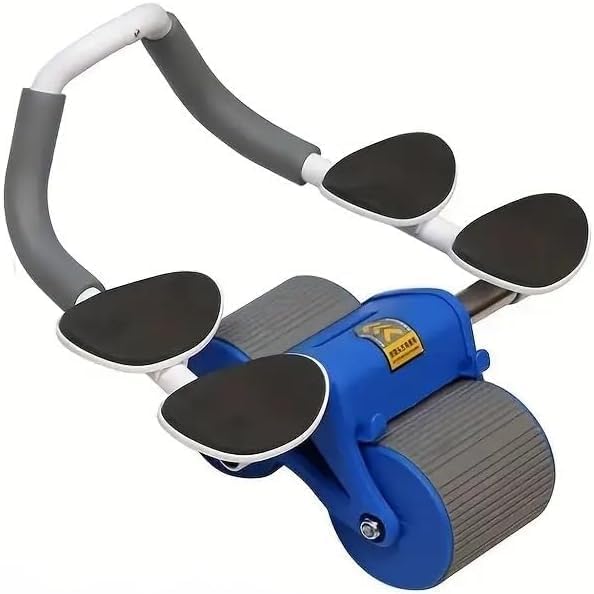 Automatic Rebound Ab Wheel for Core Strength – Home Abdominal Exercise Roller with Timer, Spinning Wheel for Abs, Obliques, and Stamina Toning –127 Kg .280 Lb