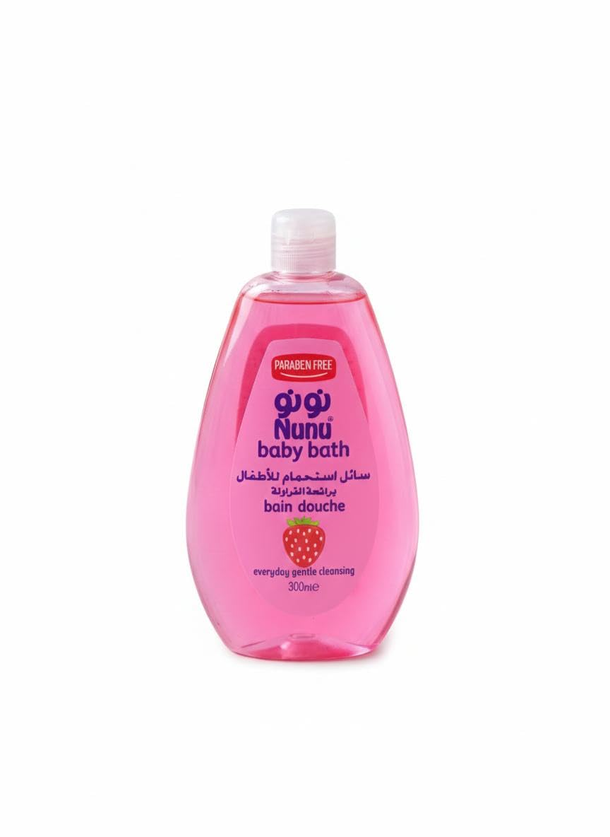 Nunu Strawberry Baby Cream Bath 300 grams
