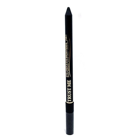 Trust Me Eyeliner & Eyebrow Pencil, 2 IN 1 - Black