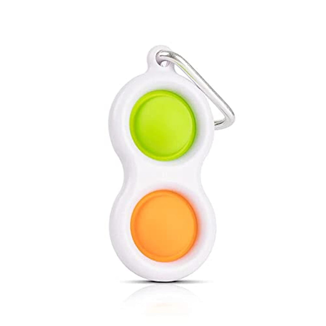 Simple Dimple Key Chain - (Orange, Green)
