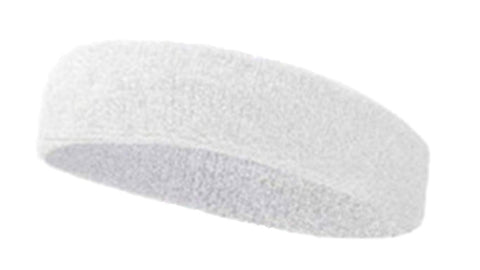 Collar hair for absorb sweat during exercise color white item No 1032 - 5