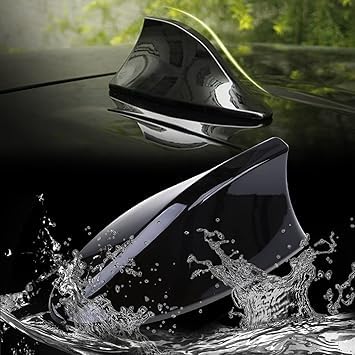 Shark Fin Ariel - Black - By - SAcar