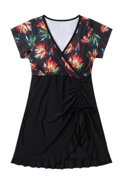 Women's Swimsuit Light Dress - Comfortable Quick Dry High Stretch Swimwear for Beach and Swimming DR.14
