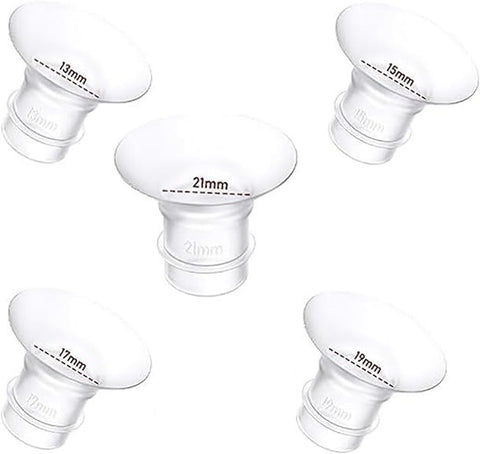 fashion mania Wearable Breast Pump Accessories, 13/15/17/19/21mmmm Wearable Breast Pump Parts Replacement, 5PCS
