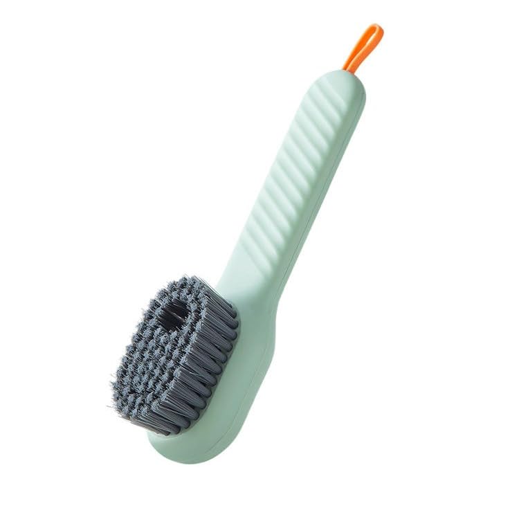 Multifunctional Liquid Shoe Cleaning Brush With Soap Dispenser - Green