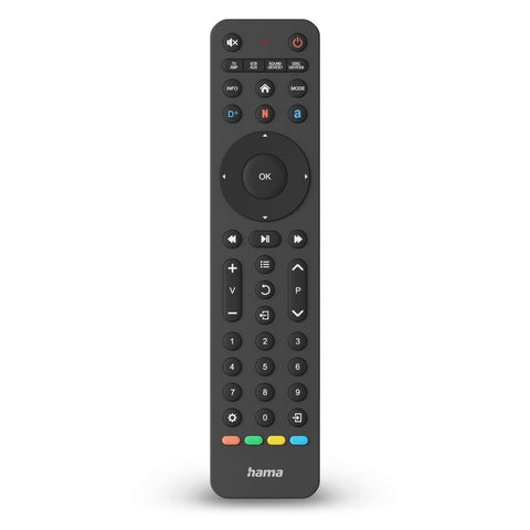 Hama Univ. remote control for TV, infrar., pr 8 app., AV. learn., Tches app.