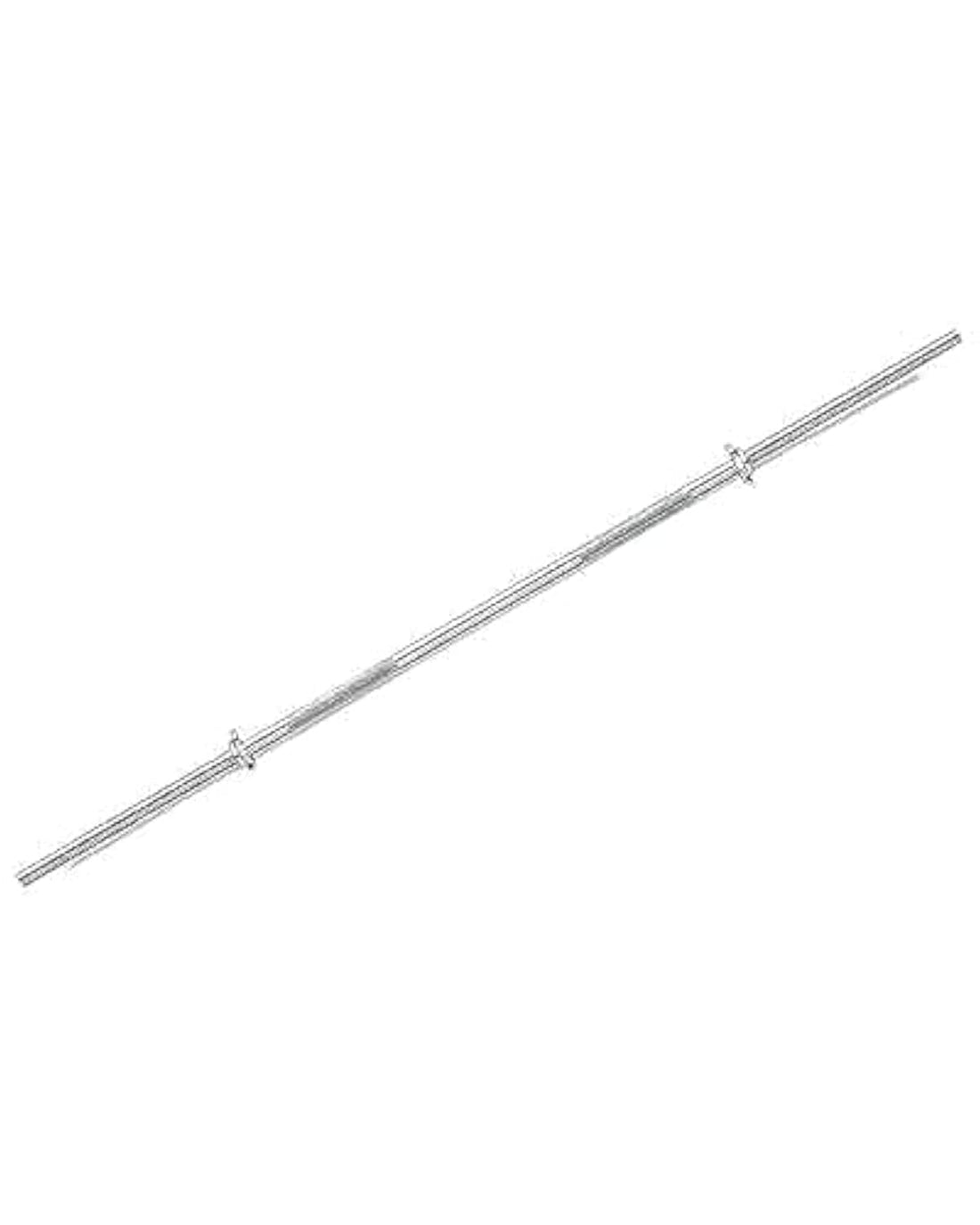 Dumbbell Bar With Locks - Silver - 150 cm