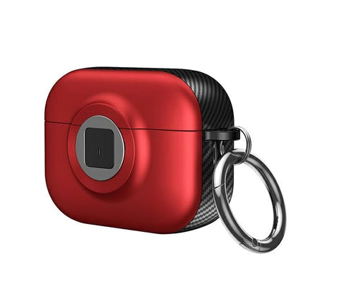 New Collection Compatible with AirPods 4th Generation Case Cover, Soft Skin Silicone Protective Special Design Game Console Design Case Cover with Keychain for AirPods 4 2025 Charging (Camera Red)