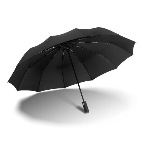 Pocket Umbrella, Fully Automatic Umbrella, Easy Open Close, UV-Resistant Umbrella, Storm Resistant, Windproof, Rainproof, Pocket Umbrella for Men, Women, Travel, Outdoor, Black