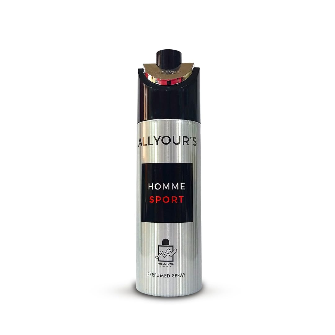 Milestone perfumes Homme Sport Body Spray For Men 200ml