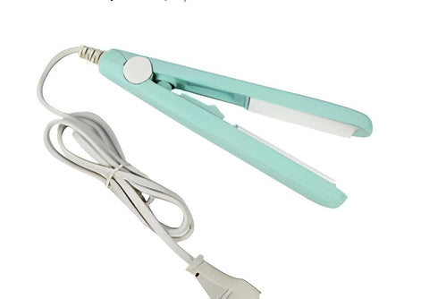 Portable Flat Iron - Small and Stylish Hair Straightener with High Heat, Travel-Ready Design, Multiple Colors for Personal and Professional Use