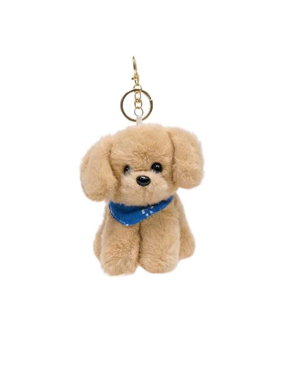 Nice key chain - Charming stuffed animal pendant made of luxurious velvet fabric, decorative charm perfect for pencils and car keys