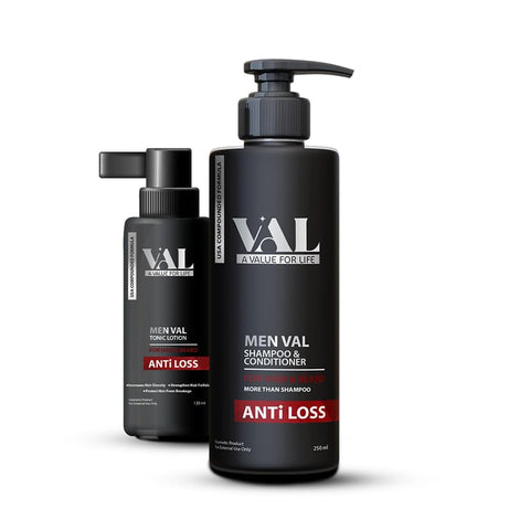 Anti loss set for him (Shampoo & conditioner and Hair tonic lotion)