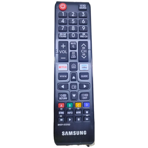 "SMARTEDGE REMOTE CONTROL COMPATIBLE WITH Samsung Original Smart TV BN59-01315D RU7100 4K UHD UA43RU7100 UA49RU7100 UA50RU7100 UA55RU7100 UA75RU7100 - NETFLIX PRIME VIDEO MULTI COLOR " "