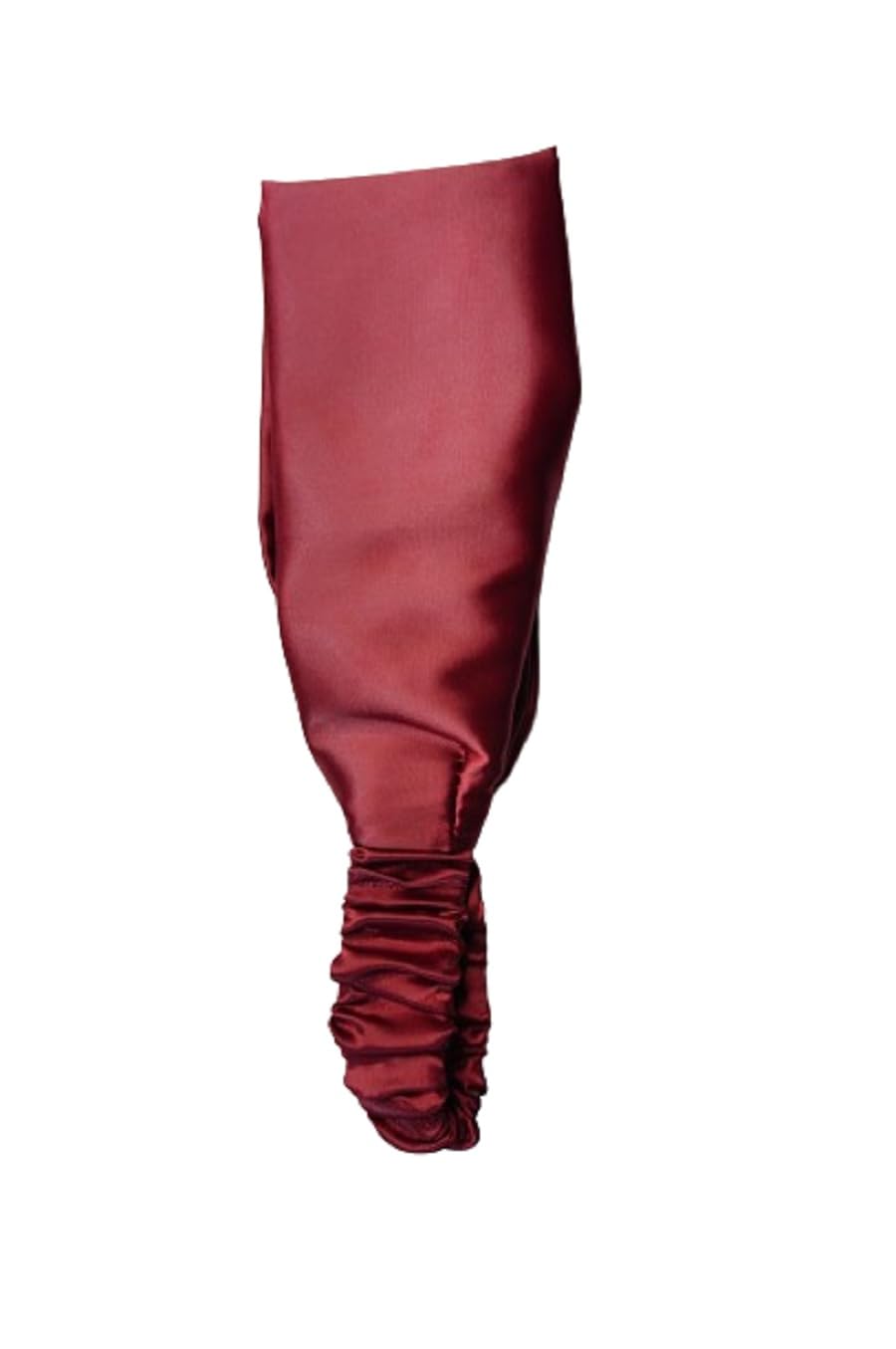 BURGUNDY SATIN WOMEN HEAD BAND
