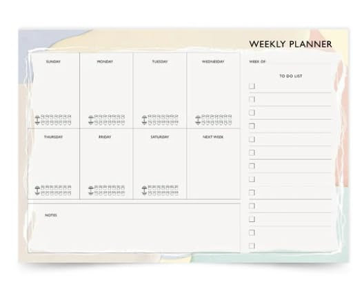 The weekly planner