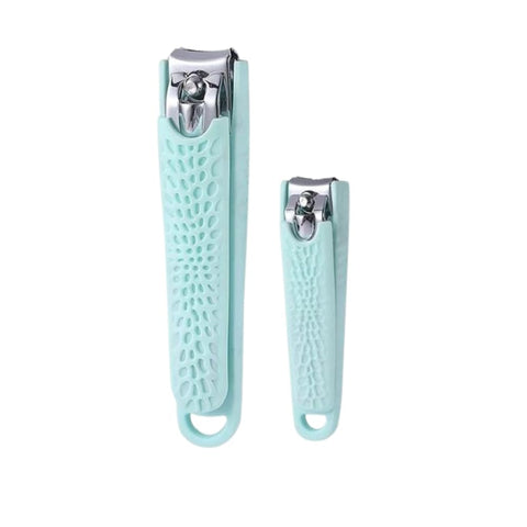 Generic Set of 2 Pieces Nail Clipper - Premium Quality Stainless Steel for Men and Women - Sharp and Durable - Best for Finger & Toe Nails for Personal Care