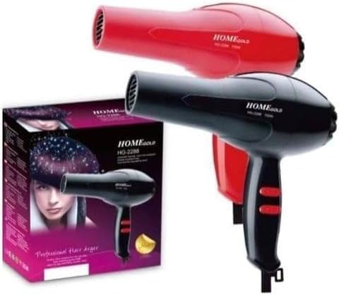3000W Professional Hair Dryer, Ion Operated, Hot & Cold Air, Fast Drying, 3 Heat Levels, Multiple Speeds, Overheat Protection