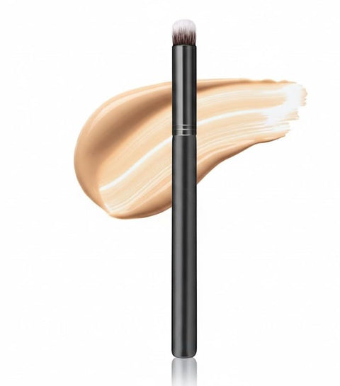 1Pc Concealer Brush for Under Eye Face Sun Spots Acne Blemishes Professional Makeup Brush for Liquid Cream Concealing Contouring Setting and Blending-