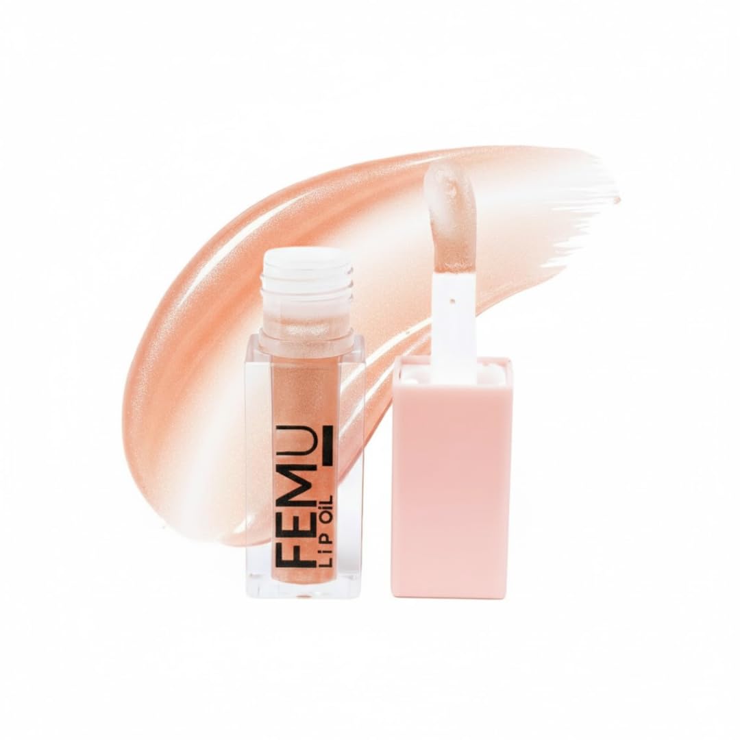 FEMU Pov Lip Oil shade Peach Code 611, 6ML