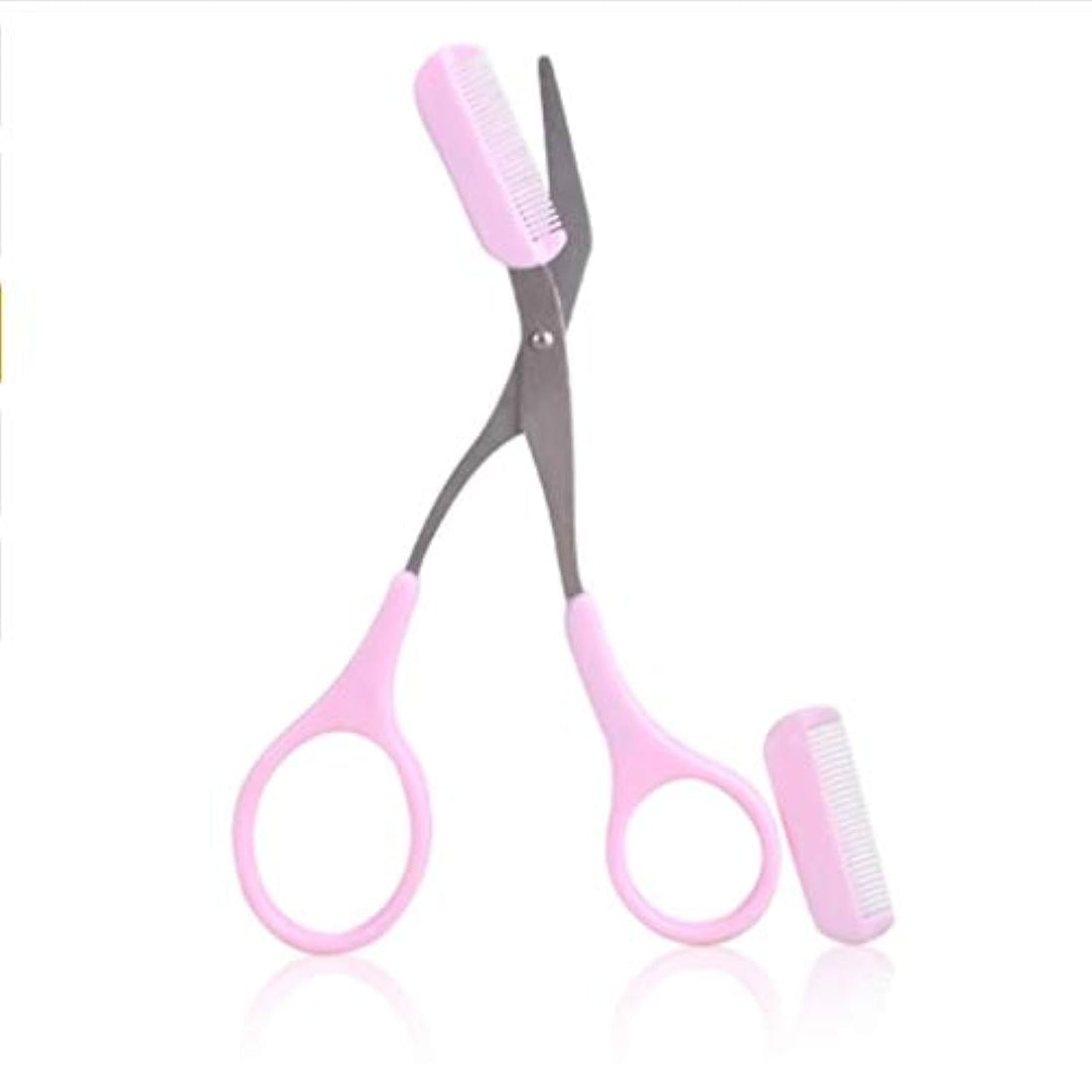 Stainless Steel Eyebrow Shaping Cut Scissors Comb Makeup Tools