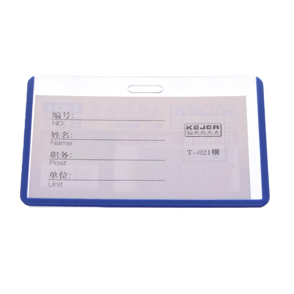 Elmaayergy H505-1T-021H-V/D-38 Plastic Name Tag Cards Set With Durable Material, Suitable For School And Home