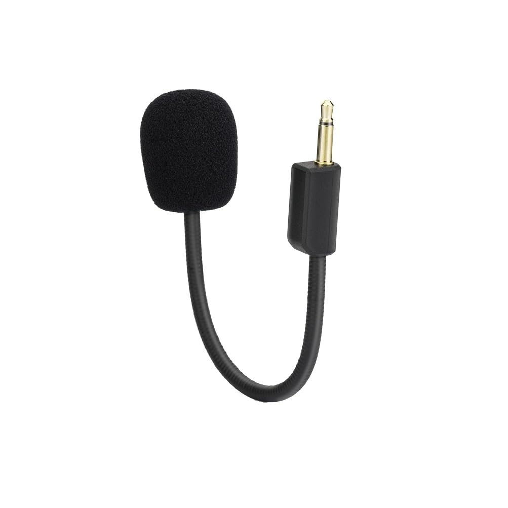 Mic Replacement for Razer BlackShark V2 and V2 Pro Wireless Gaming Headset - 3.5mm Detachable Game Boom Microphone with Foam