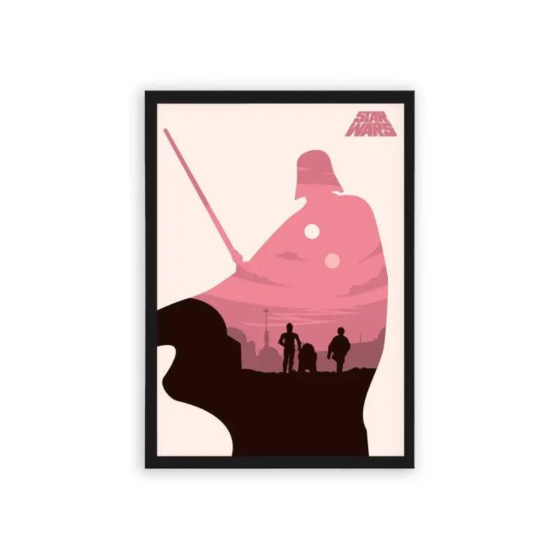 Spark Store | Science Fiction Inspired Character Art Frame | Zero Pixelation Print | Perfect For Bedroom, Living Room, Or Gaming Setup 50x70 x2 CM White