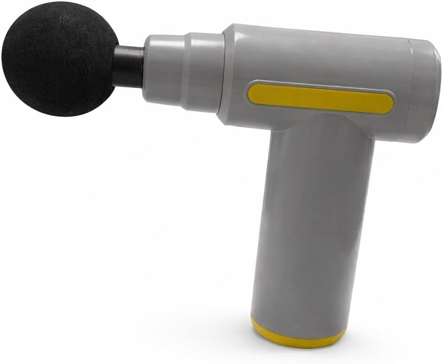 Muscle Massage Gun, Portable Professional Massage Gun with Low Noise Gun Type-C Charging 6 Speeds and 4 Massage Heads, Back and Neck Massager