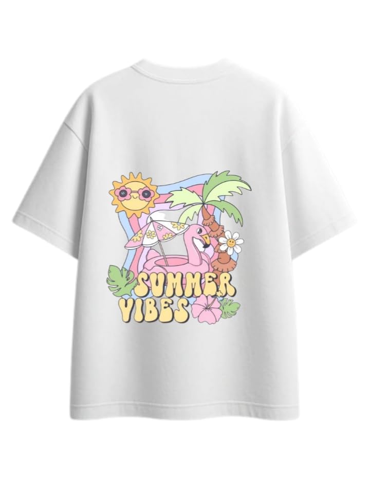 Sammer Vbes T-shirt White Back SUMMER VIBES 16