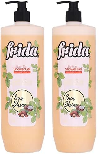 Frida Sun Shine Bath and Shower Gel - 1.2 Liters (Pack of 2)
