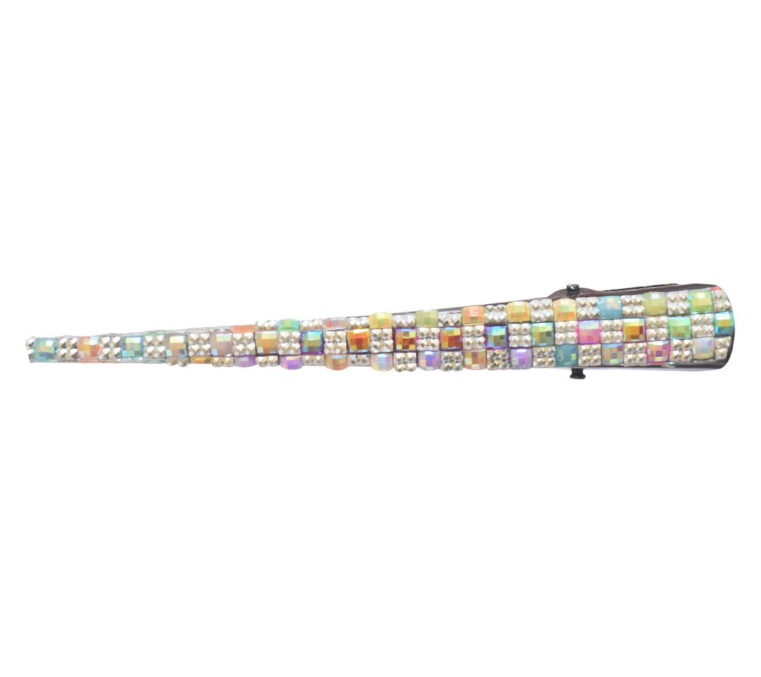 Daphne Metal Hair Claw Clips Set With Disko Design For Girls - Multicolor - 2346