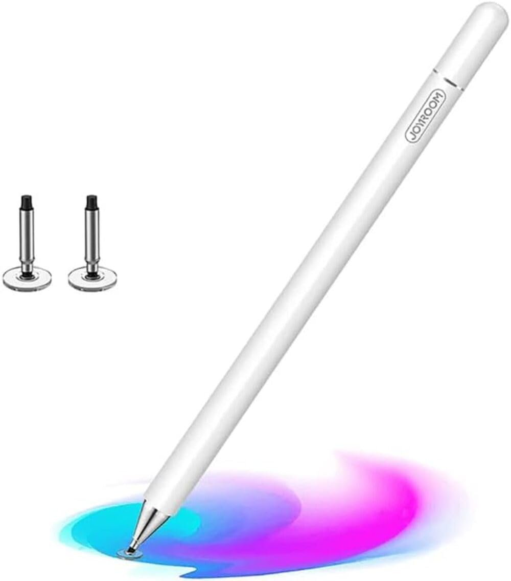 Joyroom JR-BP560S Passive Stylus Pen, Compatible with Touchscreen Devices, Lightweight & Precise – White (12-Month Warranty)