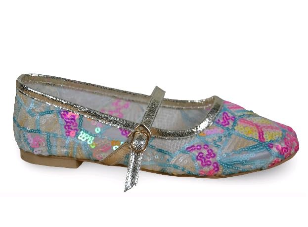 Women's Flats, mix Lace Upper with Buckle Strap, Casual Flats Shoes 200