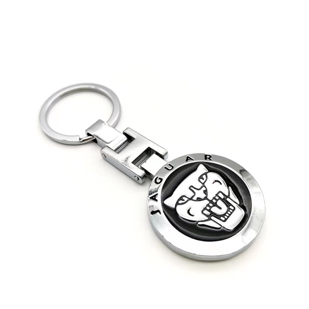 Fit new Logo Key Chain Ring 3D Chrome Metal Car Keychain Keyring Alloy Key Holder For Car Accessories