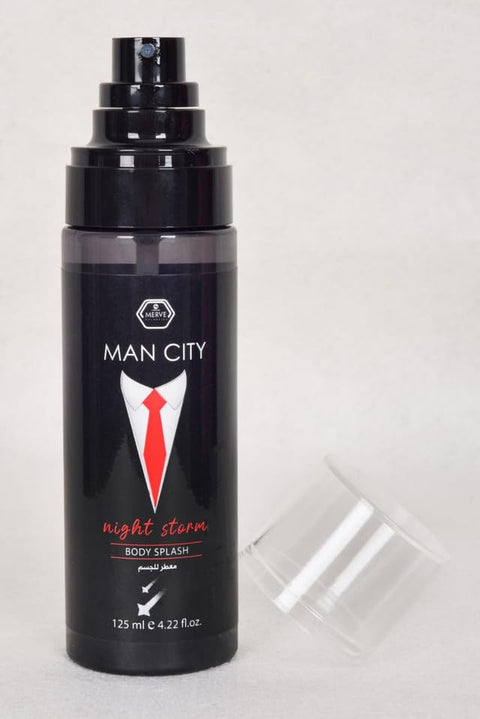 Merve Man City Night Storm Body Splash, 125 ml
