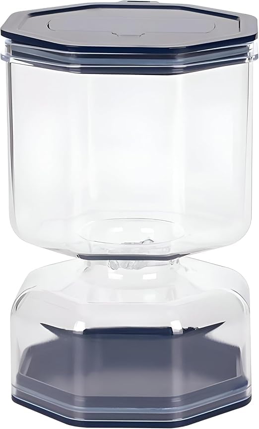 Pickle Jar 250 Ml Hourglass Acrylic Container For Olives Sauces Nuts Reusable Food Storage