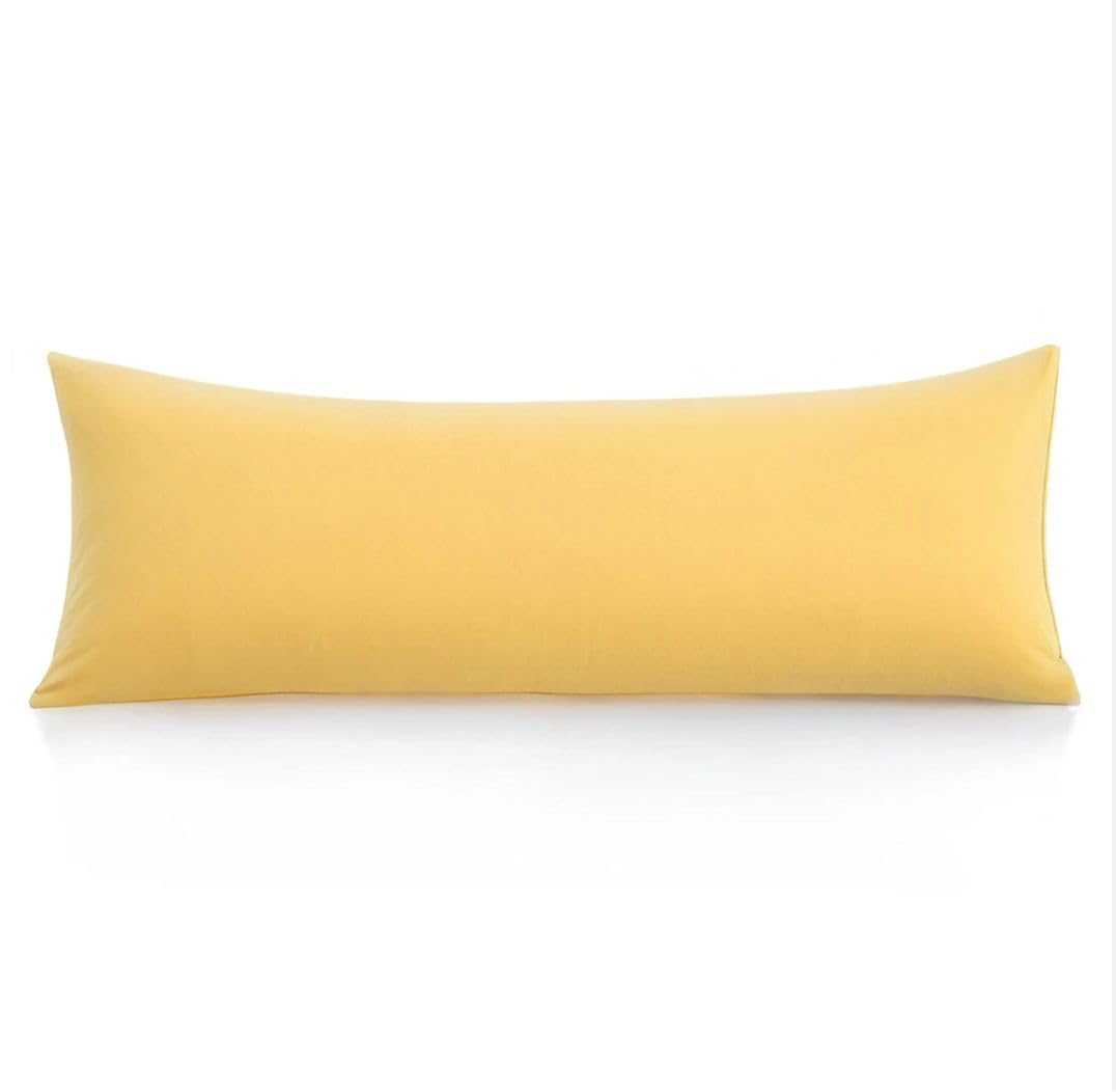 Khoyot Cotton Long Pillow Case 100cm - Yellow