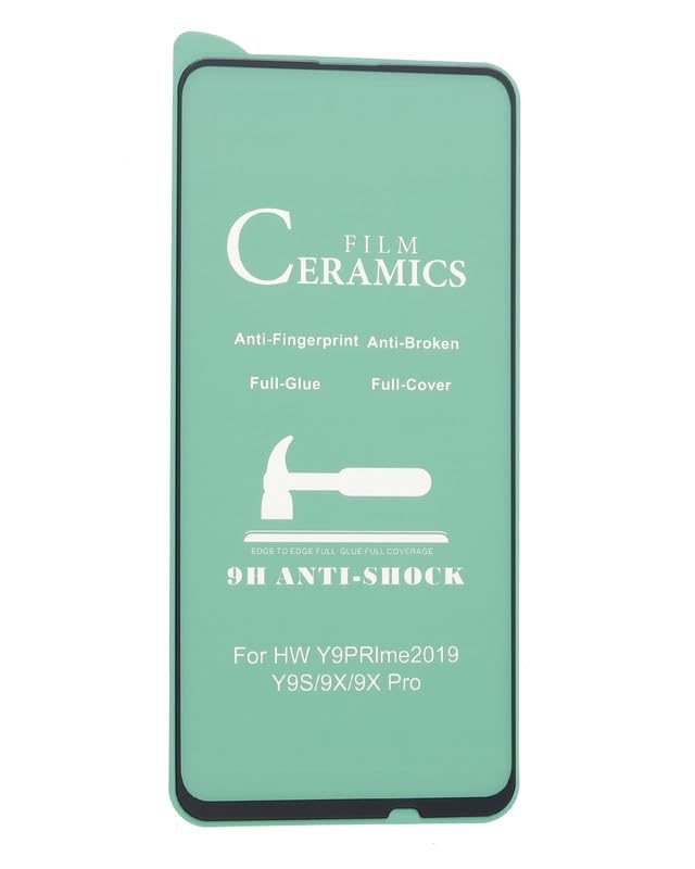9H Ceramic Screen Protector For Huawei Y9 Prime (2019), Clear & Black MO-SCEREEN-343
