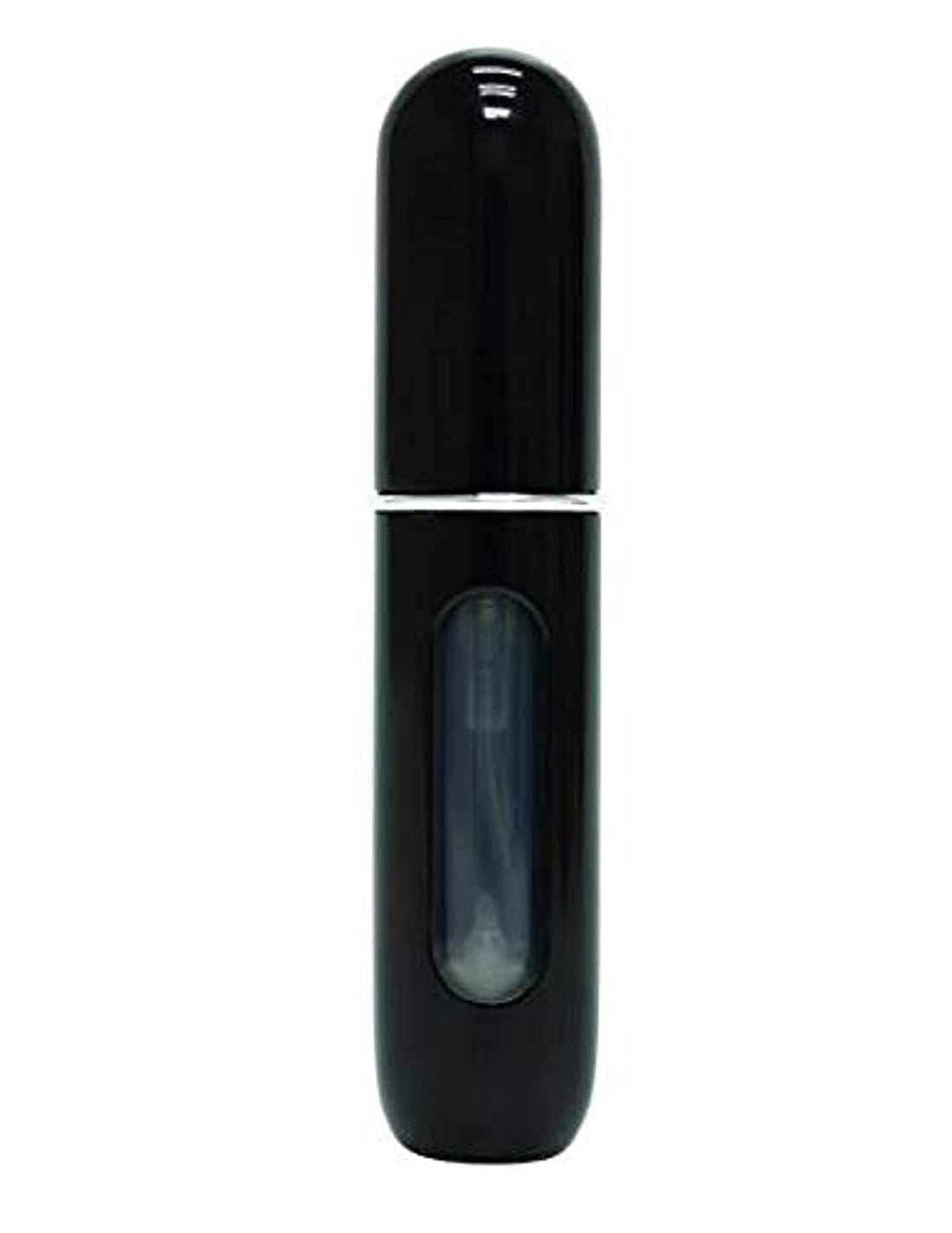 Mini Portable Travel Refillable Perfume Atomizer Bottle Black, 6ml