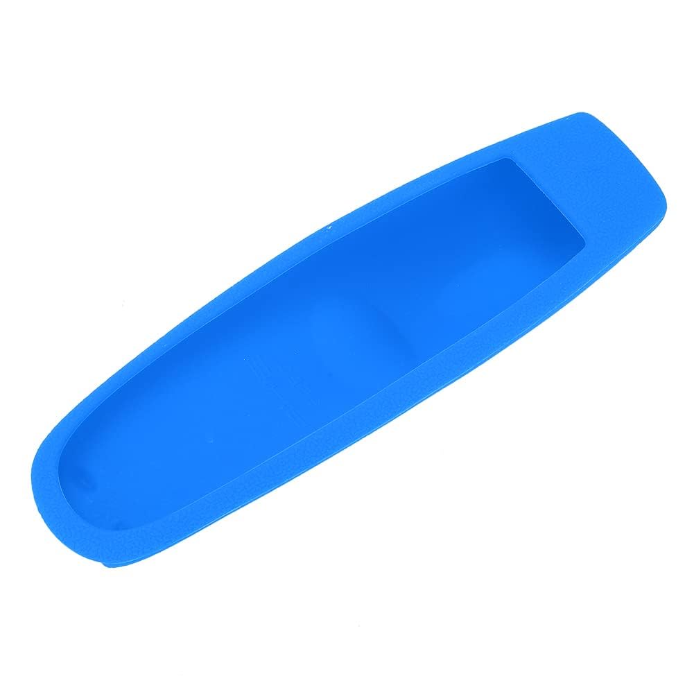 Dollar Import Home Appliance Silicone Remote Control Case Cover Protector Anti Slip Blue with Lanyard