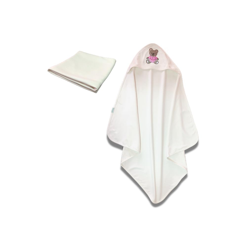 Baby Cotton Blanket Ecru – Teddy Bear
