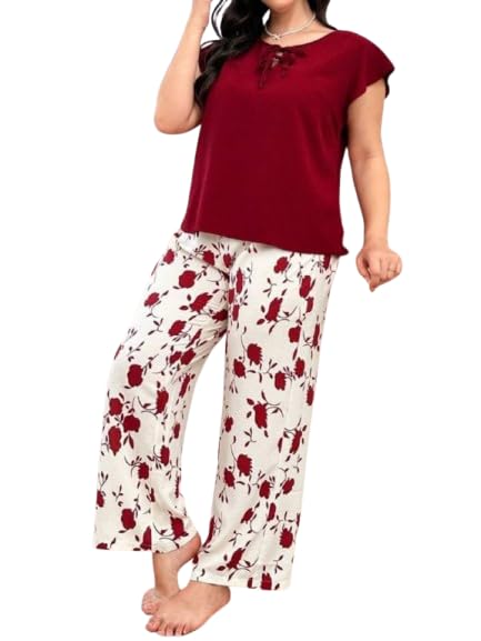 Big Size Women's Pajama 80k to 100k 2 Piece