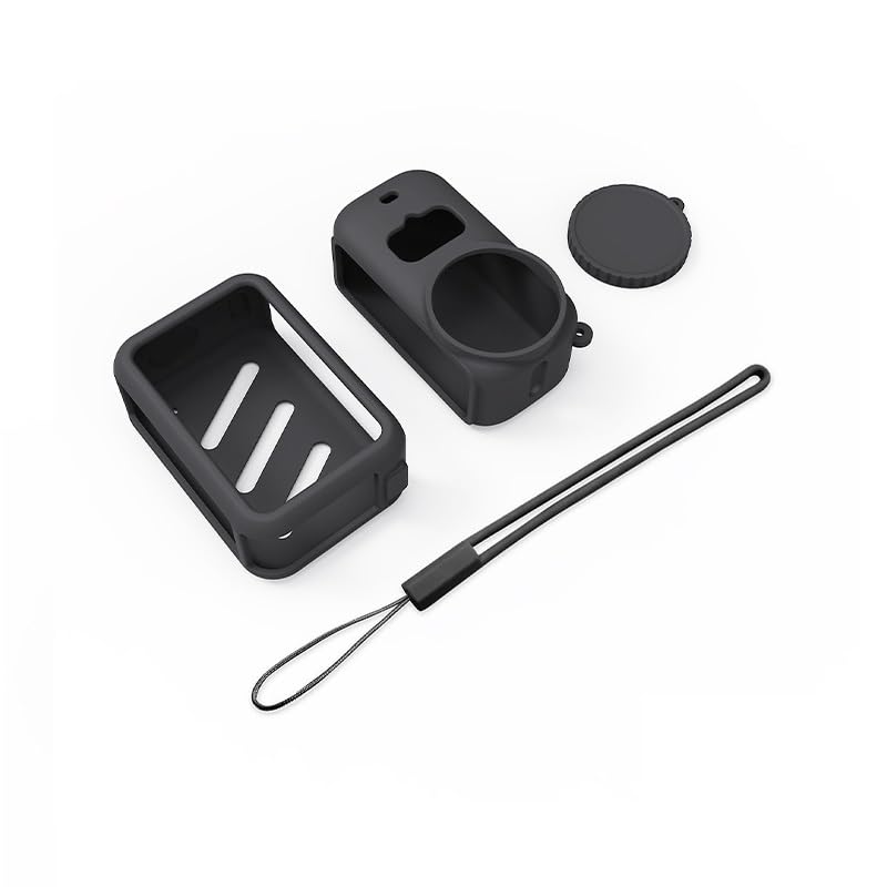 Silicone Case Kit Compatible with DJI Osmo Nano 2025 – with Lens Cap & Anti-Lost Lanyard