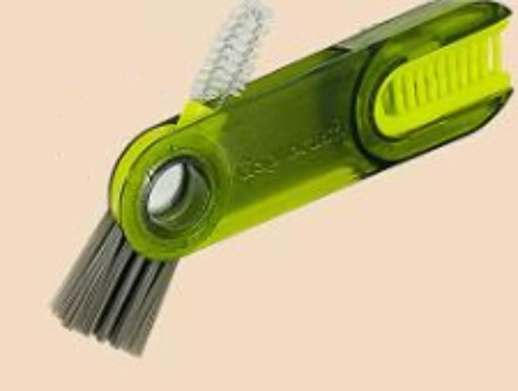 Circle M 3-in-1 Cup Lid Crevice Cleaning Brush Set: Bottle Gap Scrub Tool