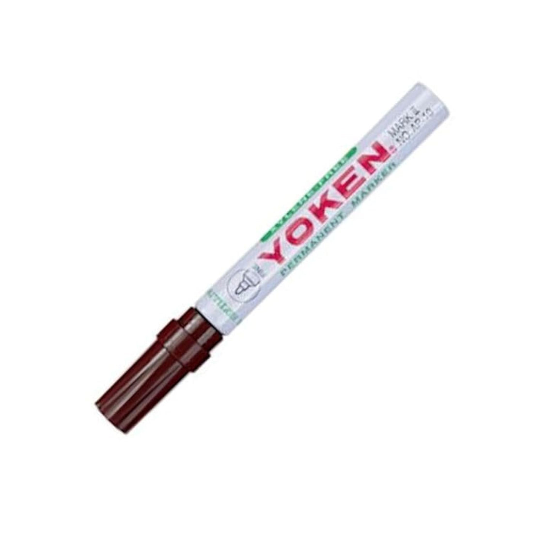 Yoken Xylene-Free Permanent Marker, 4.3 mm Tip, Brown