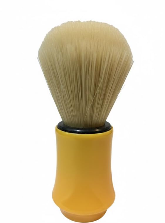 Men's Shaving Brush Large Synthetic Bristles Long Handle Shaving Foam Applicator - Multi Color