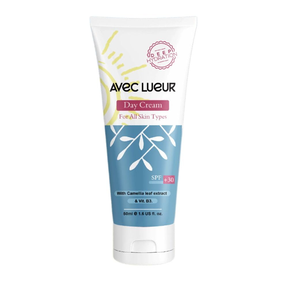 Sun Protection Factor (SPF) 30 | Day Cream 50 ML | With Camellia Leaf Etract and (vit.b3.) | Suitable for sensitive and Oily skin