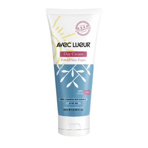 Sun Protection Factor (SPF) 30 | Day Cream 50 ML | With Camellia Leaf Etract and (vit.b3.) | Suitable for sensitive and Oily skin